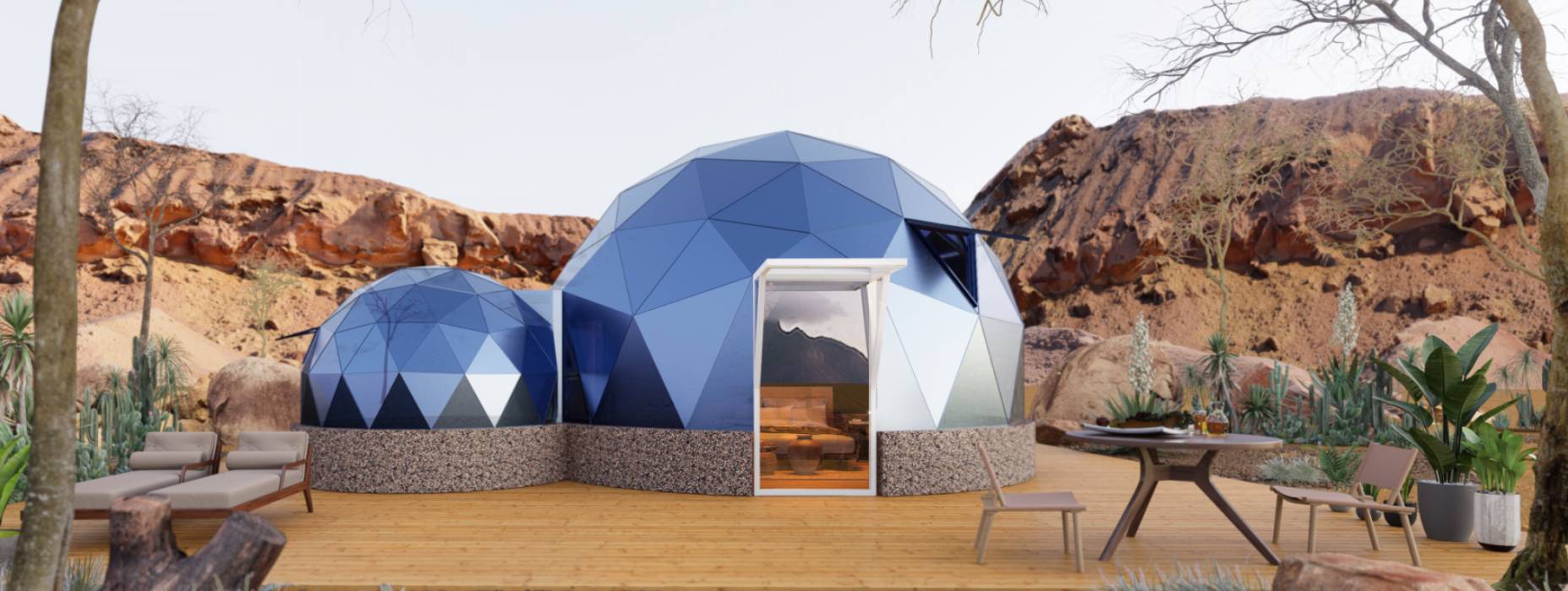 左权县球形智能光伏玻璃星空房